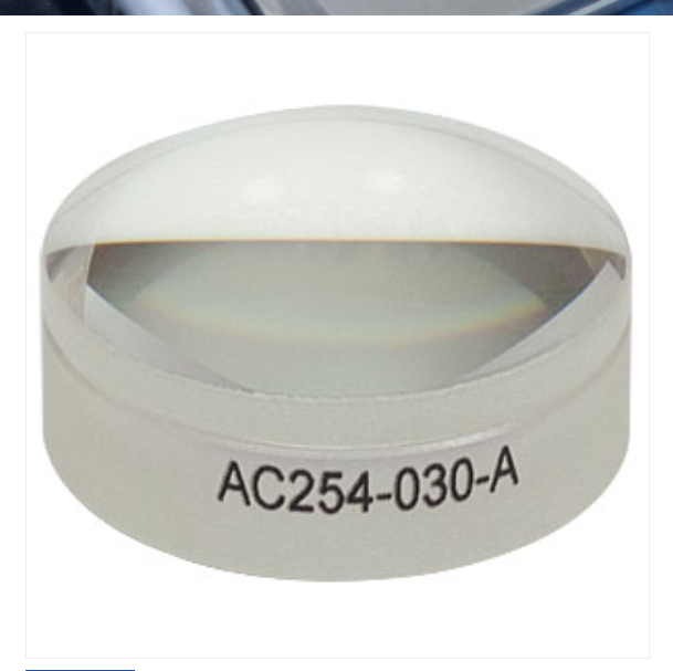THORLABS 索雷博 &nbsp;&nbsp;&nbsp;AC254-030-A 消色差双胶合透镜