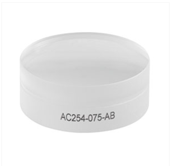 THORLABS 索雷博    AC254-075-AB 消色差双胶合透镜