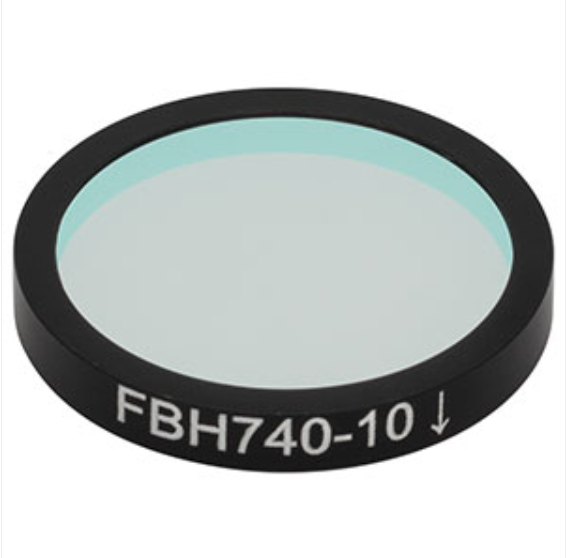 THORLABS 索雷博 &nbsp;&nbsp;&nbsp;FBH740-10 硬膜带通滤光片