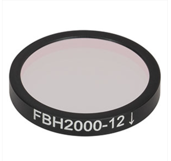 THORLABS 索雷博 &nbsp;&nbsp;&nbsp;FBH2000-12 硬膜带通滤光片