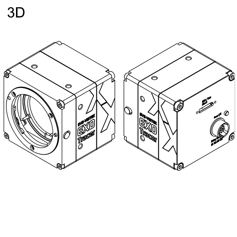 exo367MU3TR 3D 设计图（所有尺寸以毫米为单位）