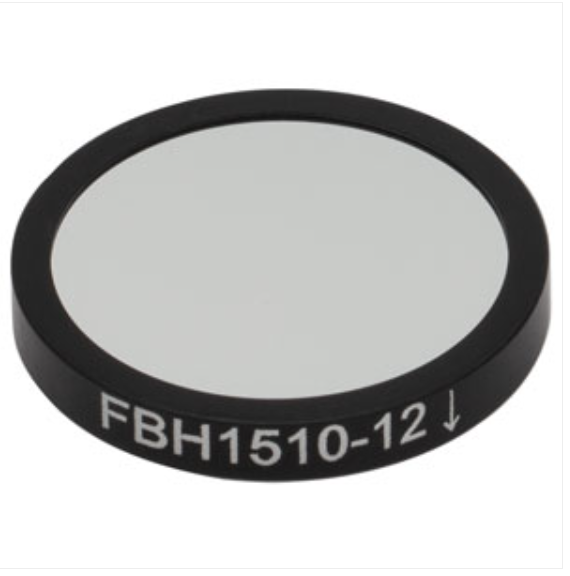 THORLABS 索雷博 &nbsp;&nbsp;&nbsp;FBH1510-12 硬膜带通滤光片