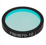 THORLABS 索雷博 &nbsp;&nbsp;&nbsp;FBH670-10 硬膜带通滤光片