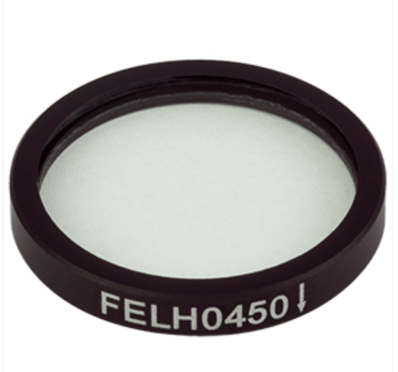 THORLABS 索雷博 &nbsp;&nbsp;FELH0450 Ø25.0 mm长波通滤光片