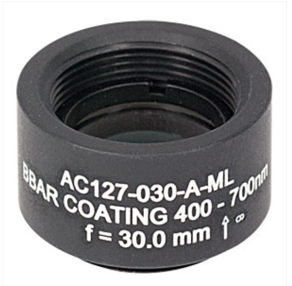THORLABS 索雷博   AC127-030-A-ML 消色差双胶合透镜