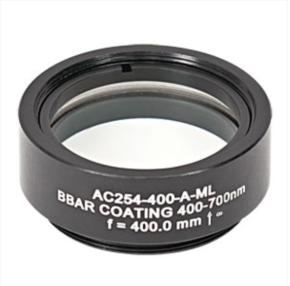 THORLABS 索雷博 &nbsp;&nbsp;&nbsp;AC254-400-A-ML 消色差双胶合透镜