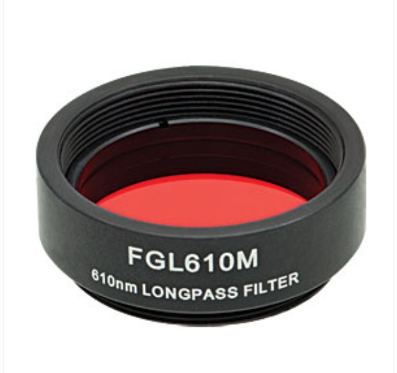 THORLABS 索雷博 &nbsp;&nbsp;&nbsp;FGL610M 长波通彩色玻璃滤光片