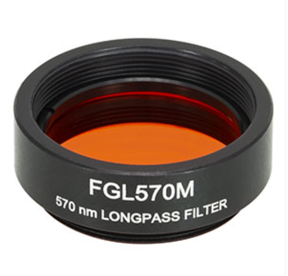 THORLABS 索雷博 &nbsp;&nbsp;FGL570M 长波通彩色玻璃滤光片
