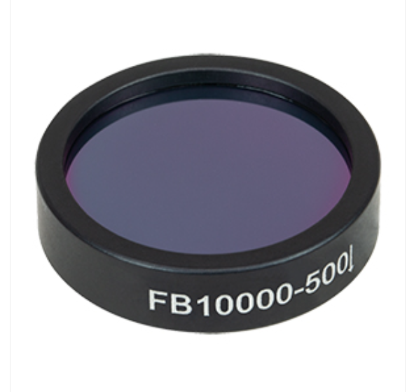 THORLABS 索雷博 &nbsp;&nbsp;&nbsp;FB10000-500 Ø1英寸红外带通滤光片