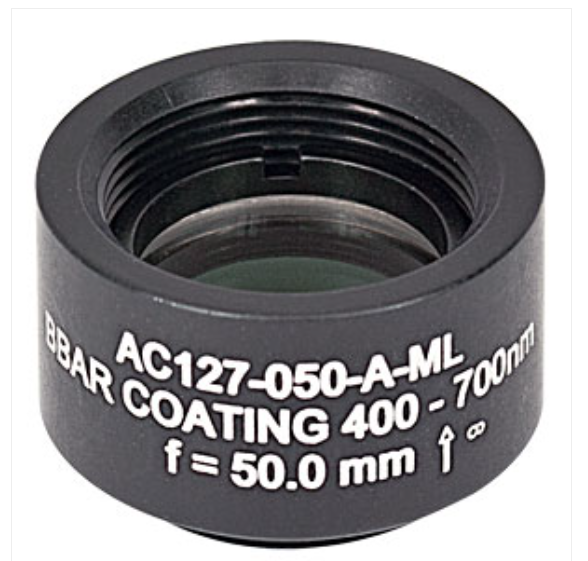 THORLABS 索雷博   AC127-050-A-ML 消色差双胶合透镜