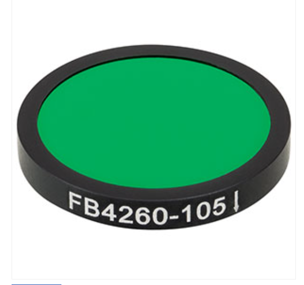 THORLABS 索雷博 &nbsp;&nbsp;&nbsp;FB4260-105 Ø25 mm红外带通滤光片
