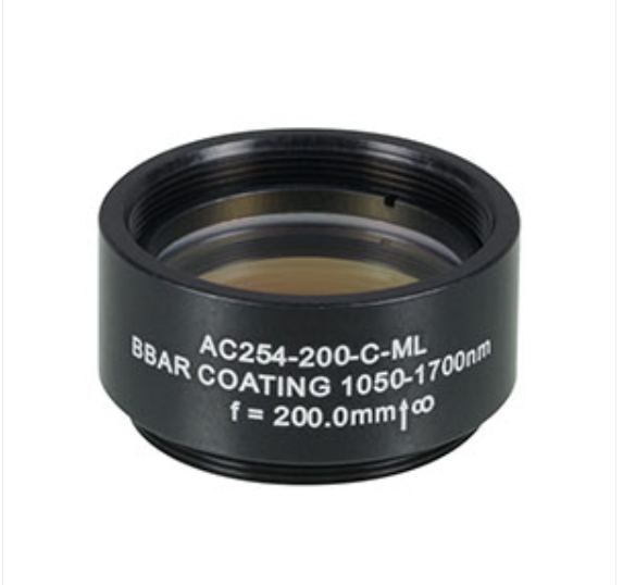 THORLABS 索雷博 &nbsp;&nbsp;&nbsp;AC254-200-C-ML 消色差双胶合透镜