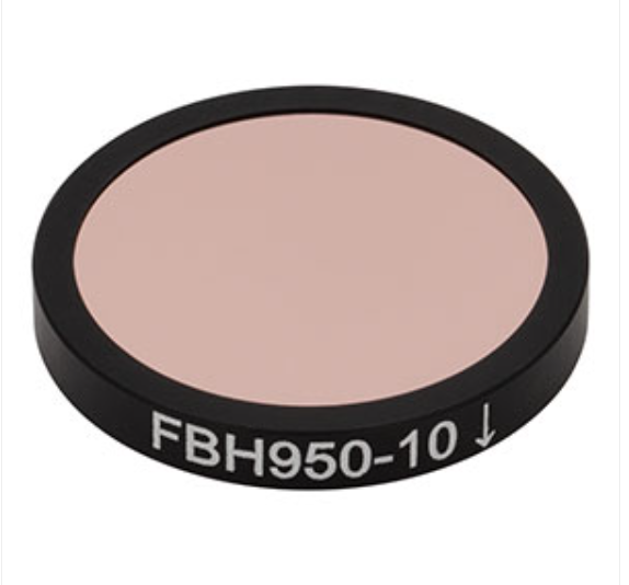 THORLABS 索雷博 &nbsp;&nbsp;&nbsp;FBH950-10 硬膜带通滤光片