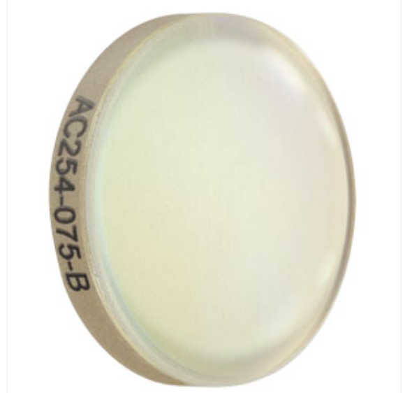 THORLABS 索雷博 &nbsp;&nbsp;&nbsp;&nbsp;AC254-075-B 消色差双胶合透镜