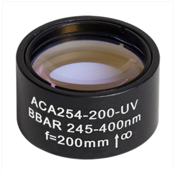 THORLABS 索雷博 &nbsp;&nbsp;&nbsp;ACA254-200-UV 空气间隔消色差双合透镜